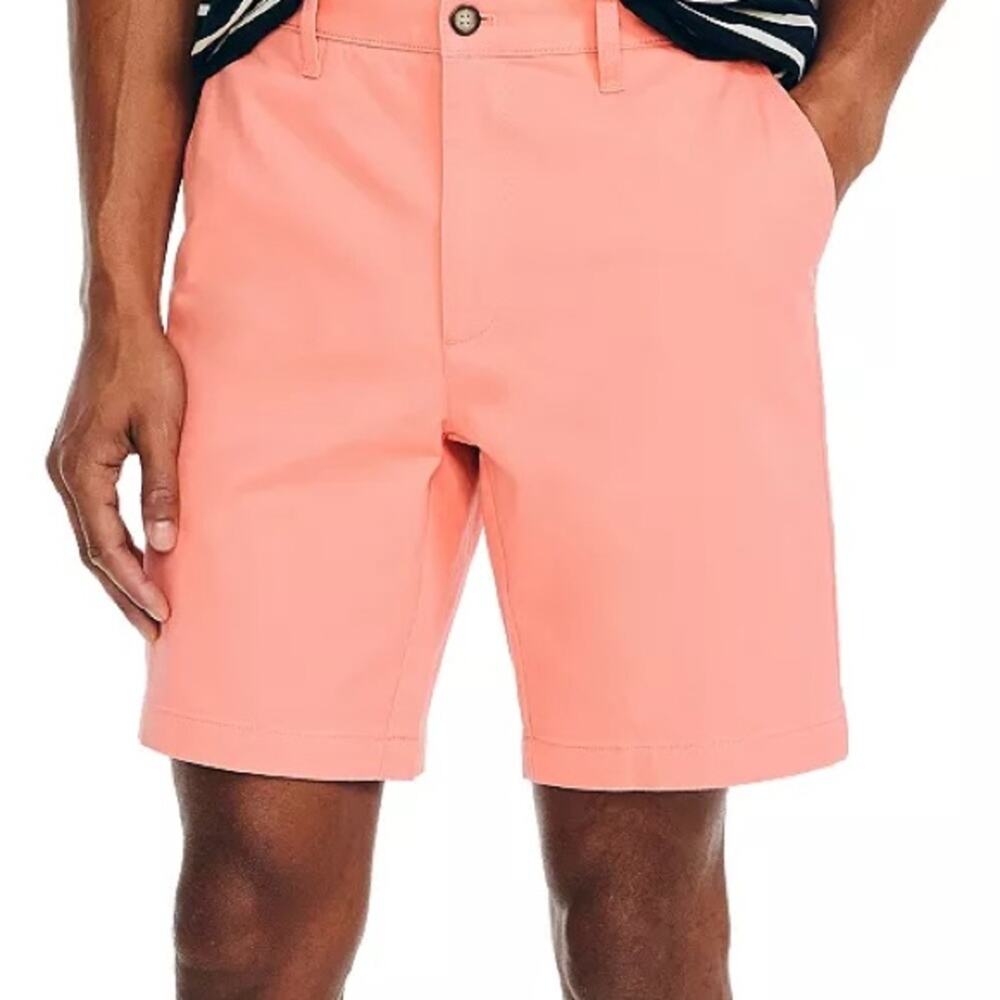 CLUB ROOM BIG.& TALL CHINO SHORTS MENS DUSTY ROSY SZ 42